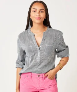 Carve Designs Dylan Gauze Shirt Women’s Tops