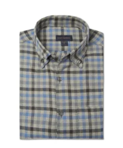 Scott Barber Gingham Plaid Men’s Tops