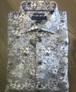Caulfeild Men’s Tops Kolte Stone Floral Sport Shirt