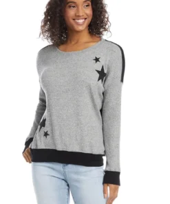 Karen Kane Embellished Color Block Top