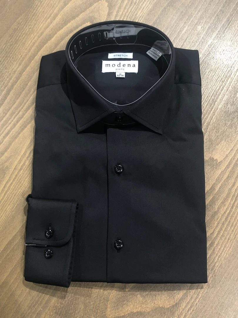 Modena Solid Slim Fit Dress Shirt - 2 Colors Men’s Tops 5 Modena Solid Slim Fit Dress Shirt - 2 Colors Men’s Tops
