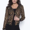Frank Lyman Animal Print Jacket Women’s Tops 1 Frank Lyman Animal Print Jacket Women’s Tops