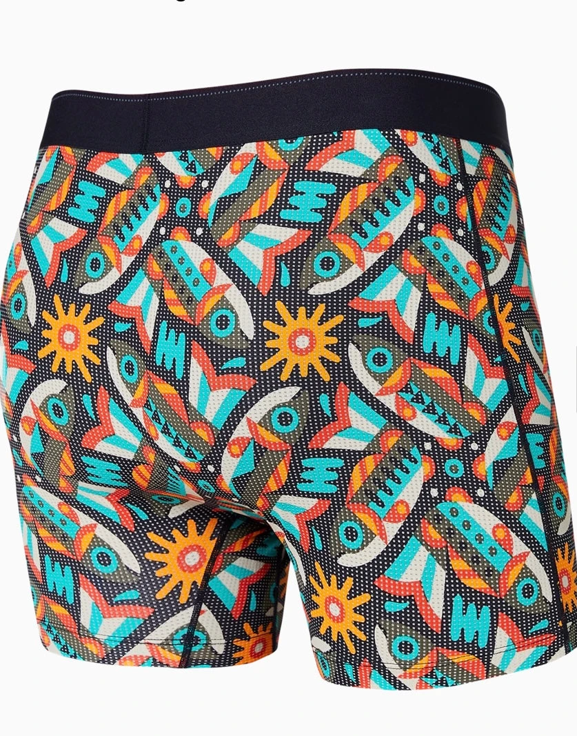 Underwear SAXX Quest Multi Fish Are Fly 5 Underwear SAXX Quest Multi Fish Are Fly
