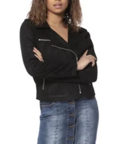 Women’s Tops Lola Suede Moto Jacket