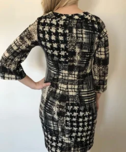 Papillonblanc Houndtooth Shift Dress Dresses & Skirts