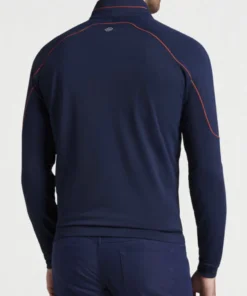 Peter Millar Perth Piped Performance Quarter Zip
