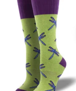 Sock Smith Outlands Dragonflies Women’s Socks & Footies