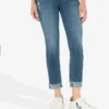Kut Amy Crop Straight Leg Denim