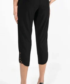 Frank Lyman Knit Criss Cross Bottom Capri Women’s Bottoms 7 Frank Lyman Knit Criss Cross Bottom Capri Women’s Bottoms