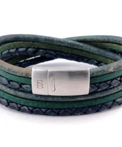 Steel&Barnett Steel & Barnett Leather Bracelet Bonacci 15 Steel&Barnett Steel & Barnett Leather Bracelet Bonacci