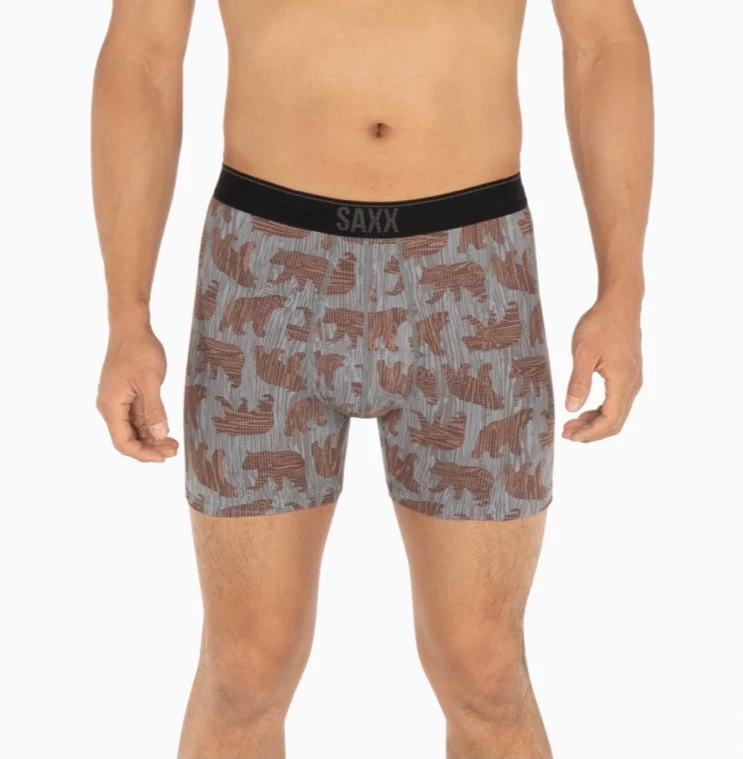 SAXX Quest Grey Grizzly Grain Underwear 5 SAXX Quest Grey Grizzly Grain Underwear