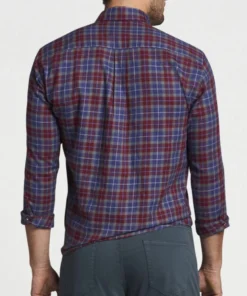 Men’s Tops Peter Millar Beaumont Cotton Plaid Shirt