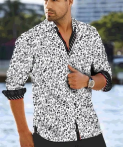 Men’s Tops AuNoir Louis Floral Sport Shirt