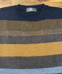 Men’s Tops Montechiaro Stripe Crew Sweater 7 Men’s Tops Montechiaro Stripe Crew Sweater