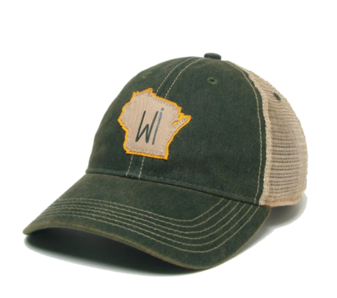 MIDWEST&BEYOND M&B Wisconsin Old Favorite Trucker Hats 3 MIDWEST&BEYOND M&B Wisconsin Old Favorite Trucker Hats