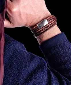 Steel&Barnett Steel & Barnett Leather Bracelet Bonacci