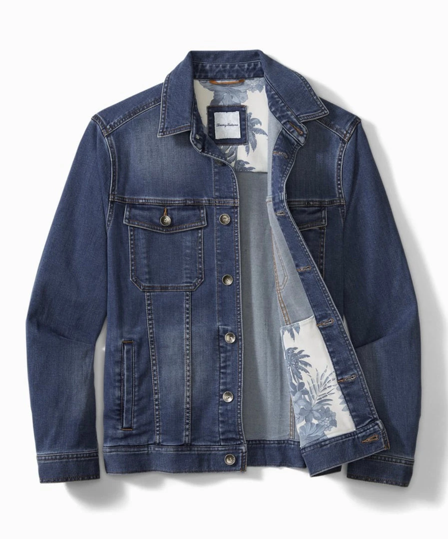 Tommy Bahama Boracay Denim Trucker Jacket 6 Tommy Bahama Boracay Denim Trucker Jacket