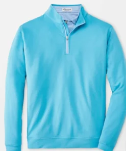 Peter Millar Perth Melange 1/4 Zip Men’s Tops