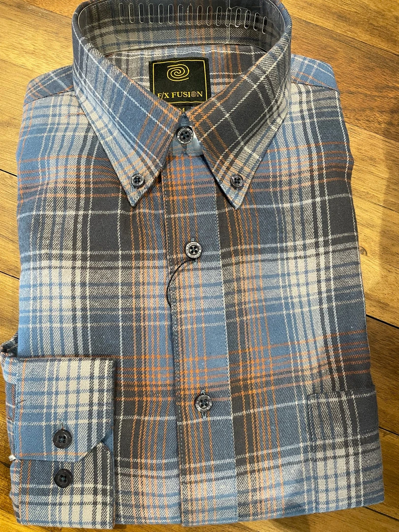 FX/Fusion Men’s Tops FX Fusion Field Plaid Flannel 4 FX/Fusion Men’s Tops FX Fusion Field Plaid Flannel