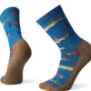 Smartwool Everyday Fish Pattern Crew Socks 2 Smartwool Everyday Fish Pattern Crew Socks
