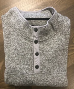 FX/Fusion FX Fusion Snap Fleece Pullover Big And Tall Fit Men’s Tops