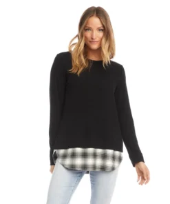 Women’s Tops Karen Kane Layered Sweater