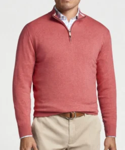 Peter Millar Crest Quarter Zip Men’s Tops