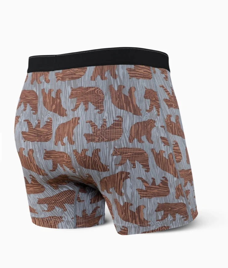 SAXX Quest Grey Grizzly Grain Underwear 4 SAXX Quest Grey Grizzly Grain Underwear