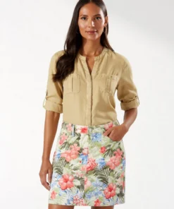 Tommy Bahama Mission Beach L/S Shirt Women’s Tops