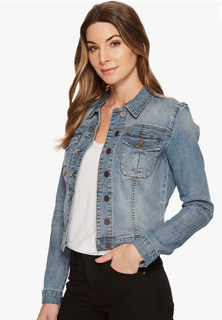 Blazers & Jackets Kut Amelia Denim Jacket 4 Blazers & Jackets Kut Amelia Denim Jacket