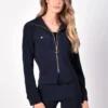 Frank Lyman Navy Zip Jacket
