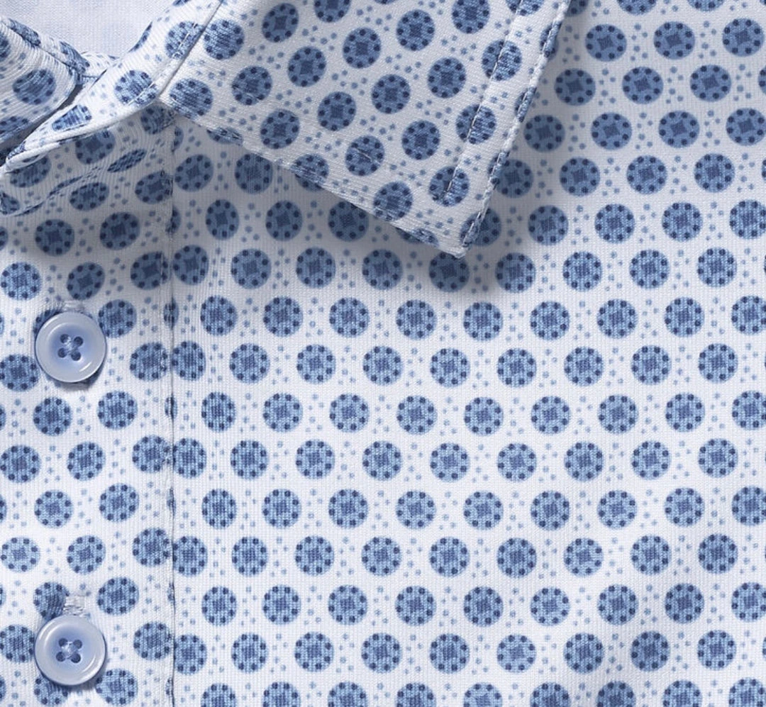 Johnston+Murphy Johnston & Murphy Dotted Polo 4 Johnston+Murphy Johnston & Murphy Dotted Polo
