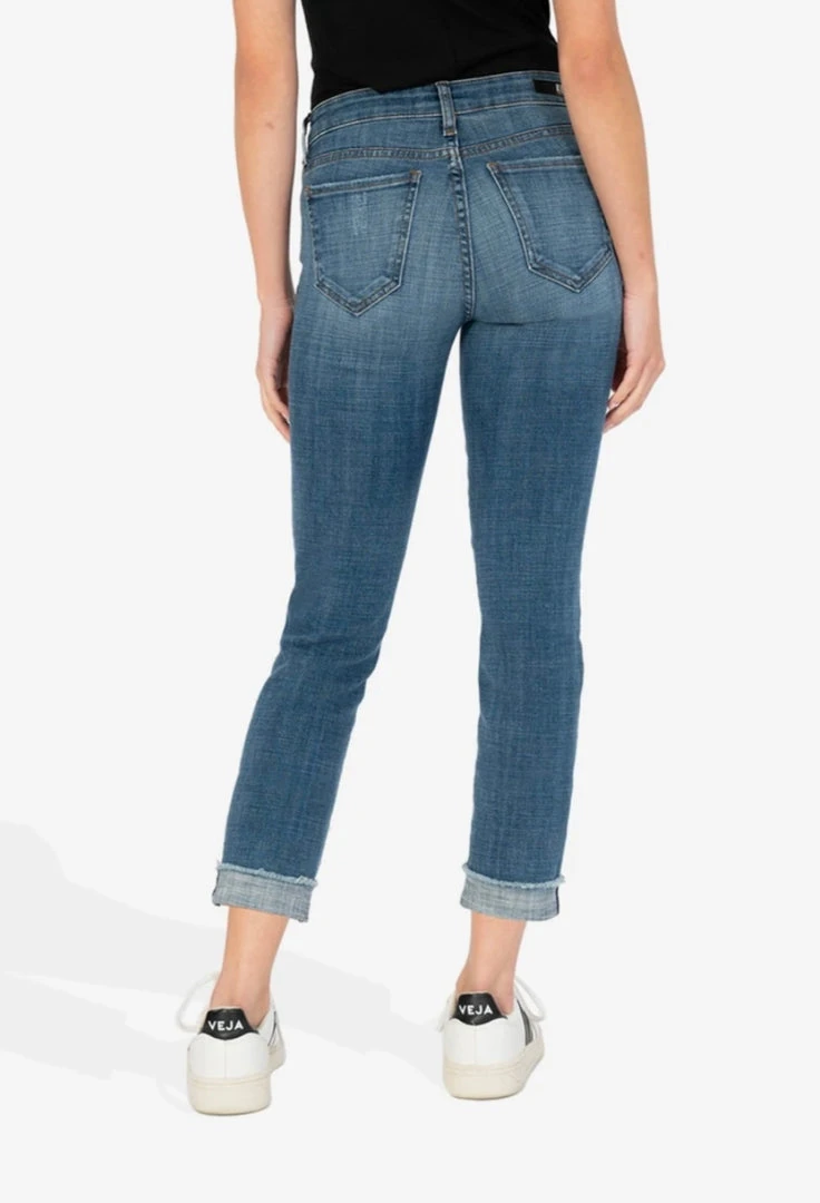 Kut Amy Crop Straight Leg Denim 5 Kut Amy Crop Straight Leg Denim
