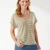 Women’s Tops Tommy Bahama Kauai Stripe V-Neck 2 Women’s Tops Tommy Bahama Kauai Stripe V-Neck