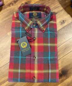 Men’s Tops Viyella BD Cotton/Wool Plaid