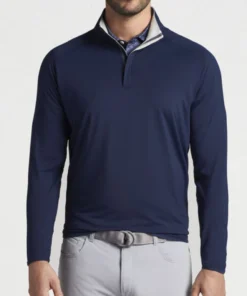 Peter Millar Stealth Performance 1/4 Zip Men’s Tops