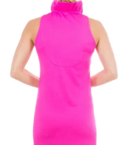 Gretchen Scott Ruffleneck Sleeveless Dress