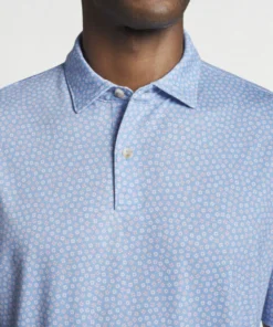 Men’s Tops Peter Millar Drirelease Floats Polo