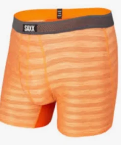 Graham's Style Store Dubuque SAXX Hot Shot Boxer Brief Orange Blaze Heather Underwear