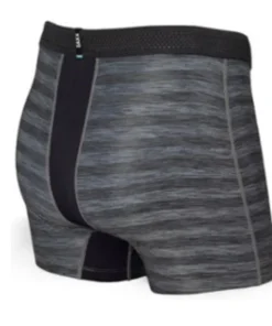 Graham's Style Store Dubuque Underwear SAXX Hot Shot Boxer Brief Black Heather