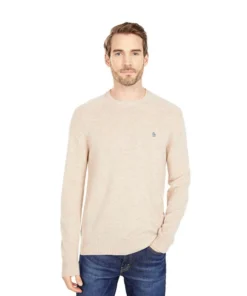 Original Penguin Lambswool Raglan Crew Neck Sweater Men’s Tops