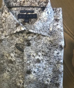 Caulfeild Men’s Tops Kolte Stone Floral Sport Shirt