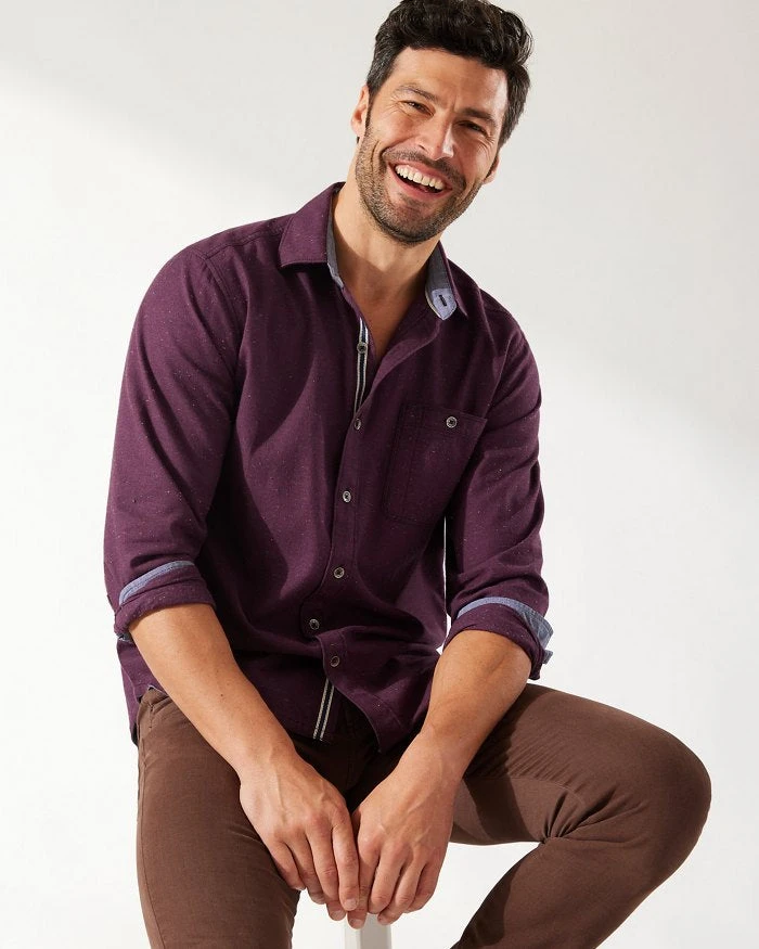 Tommy Bahama Big & Tall Pebble Shores L/S Shirt 3 Tommy Bahama Big & Tall Pebble Shores L/S Shirt