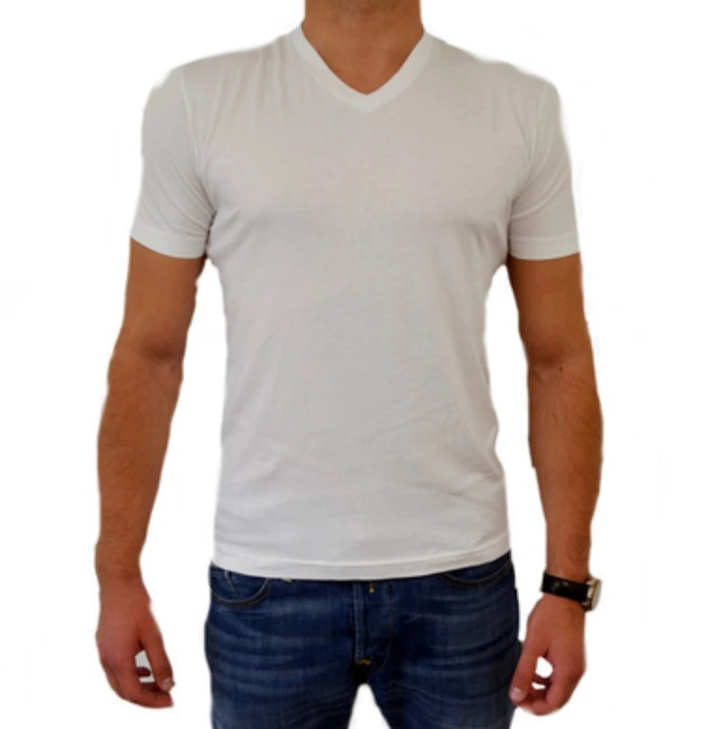 Men’s Tops Georg Roth Pima V-Neck T-Shirt 3 Men’s Tops Georg Roth Pima V-Neck T-Shirt