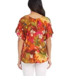 Women’s Tops Karen Kane Floral Print Top