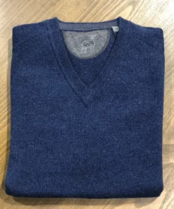 Raffi Cashmere V-Neck Sweater Men’s Tops