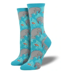 Sock Smith Oh The Hu-Manatee Women’s Socks & Footies