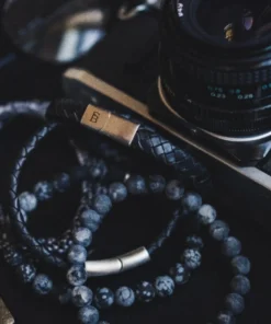 Steel&Barnett Steel & Barnett Leather Bracelet Riley Men's Bracelets 10 Steel&Barnett Steel & Barnett Leather Bracelet Riley Men's Bracelets