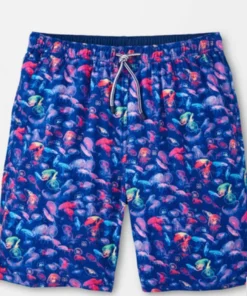 Men’s Bottoms Peter Millar Moon Jellies Swim Trunks