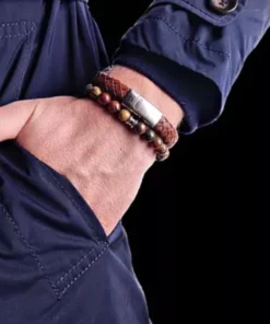 Steel&Barnett Steel & Barnett Leather Bracelet Cornall